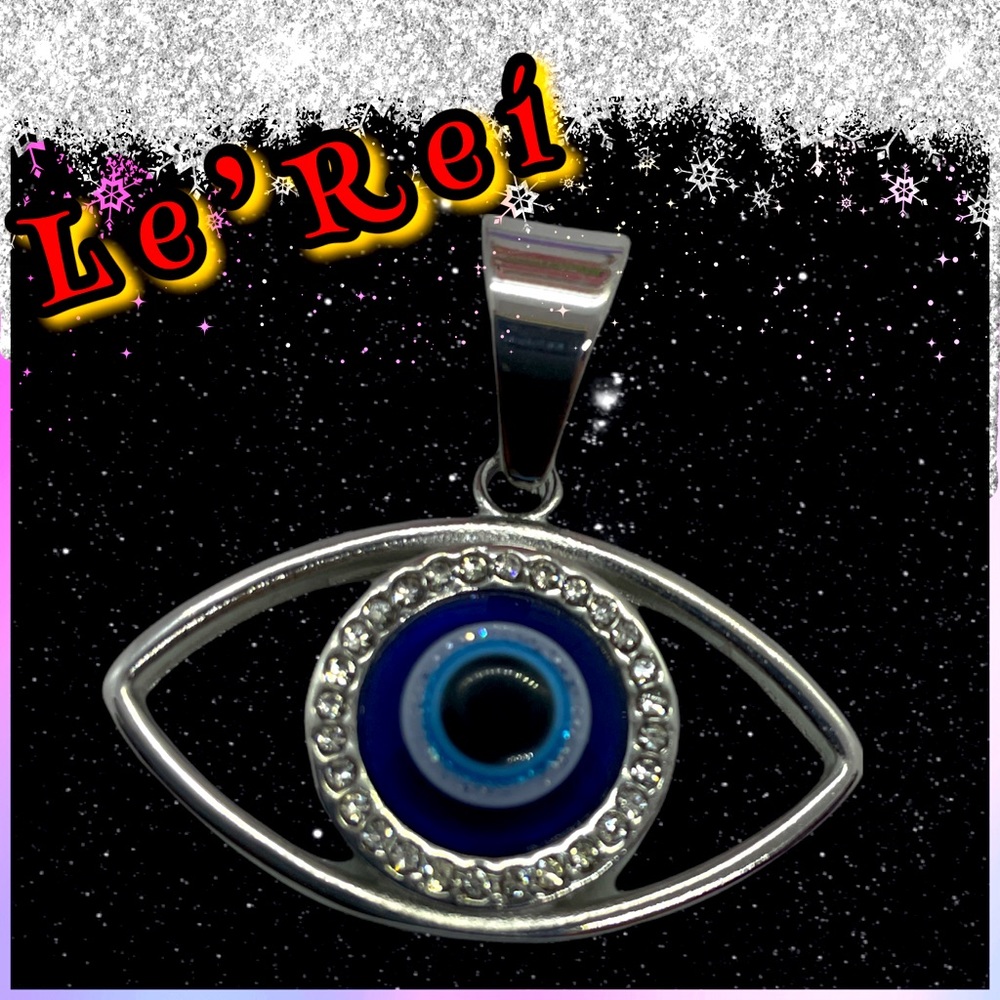 Stainless Steel Large Evil Eye 🧿 Pendant
